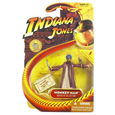 Indiana Jones - Raiders of the Lost Ark / Jäger des verlorenen Schatzes - Movie Action Figur Wave 01 - Monkey Man mit Monkey /AFFE & Hidden Relic Zubehör