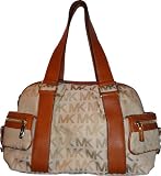 Michael Kors Purse Handbag Harrison Large Satchel Beige/Camel/Luggage Review