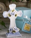 Capodimonte Collection blue cross figurines