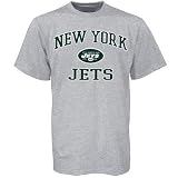 New York Jets Ash Heart & Soul T-shirt