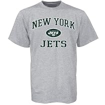 New York Jets Ash Heart & Soul T-shirt