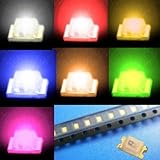 【UMKTOKYO】140 pcs SMD SMT 0805 Super bright LED ブルー、レッド、ホワイト、グリーン、オレンジ、イェロー、ピンク