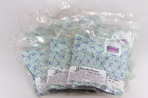 60-1,000cc Oxygen Absorbers OxyFree w/OxyEye in 3 Bags of 20 Each for Dehydrated Food and Emergency Long Term Food Storage