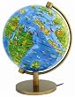 Dinoz Prehistoric Illustrated 11" Illuminated World Globe
