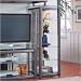 Dark Gray Finish Media Tower by Coaster