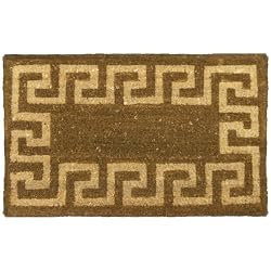 "Sparta" Outdoor Coir Door Mat - 18" x 30" Decorative House Door Mat