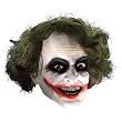 Kids Joker Vinyl Mask with Hair - Batman Dark Knight