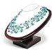 HinsonGayle Artisan Collection "Angelica" Handwoven Five-Strand Cultured Pearl and Turquoise Necklace