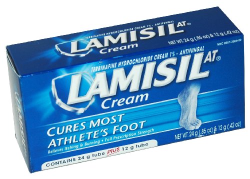 Lamisil AT Antifungal Cream for Athletes Foot 2 tubes (24 Gram Tube + 12 Gr