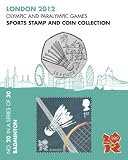 London 2012 Olympic and Paralympic Games sports Stamp and Coin Collection - BADMINTON (No.20 in a set of 30)