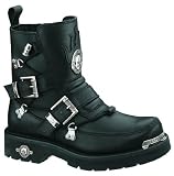 Mens HARLEY-DAVIDSON 8 DISTORTION Motorcycle Casual Boots BLACK (Size Run 7 - 13 M) SPR-SUM FAL-WIN