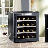 The Wine Enthusiast 16-Bottle Wine Cellar- Graphite