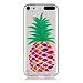 Wwwe® Ipod Touch 5 Case, Touch 6 case, Green Pinapple Soft Back Cover for Ipod Touch 5/6