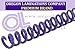 Spiral Binding Coils 6mm (Â¼ x 15-inch Legal) 4:1 [pk of 100] Purple (PMS 267 C)