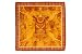 Small Scarf 22'' Nazca in Gold