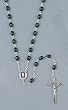 Rosary - First Communion - 5mm Oval Beads - 18" Gold Soldered Link Chain - MADE IN ITALY - Gift Box Included