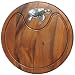 Wood Sea Turtle Round Cutting Board 13