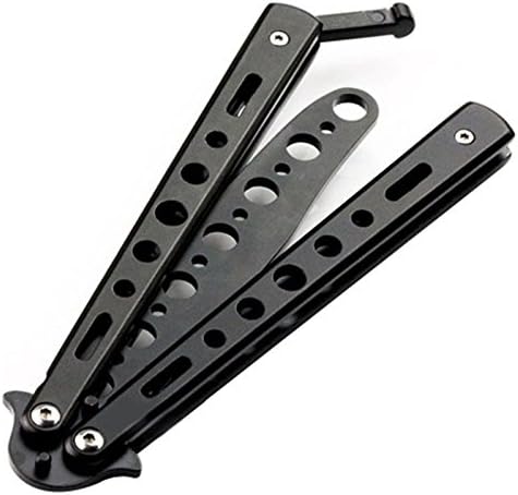 Patriots Tools - Black Metal Butterfly Knife Trainer Balisong Knife Trainer Selected By Patriots N Sun
