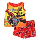 Dragons Defender of Berk Boys Red Pajamas (5T)
