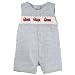 Petit Ami Newborn Boys Fire Truck Smocked Sunsuit Romper, 6M