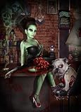 Jamie and Barnie Will Eat You by Cristie Dunavan Tattoo Art Canvas Giclee Print