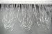 3 ft x 20" Clear Iridescent Faux Crystal Like Curtain