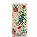 iPhone 6s case,iphone 6 case, liujie Liquid, Cool Quicksand Moving Stars Bling Glitter Floating Dynamic Flowing Case Liquid Cover for Iphone 6 4.7 inch (Christmas 1#)