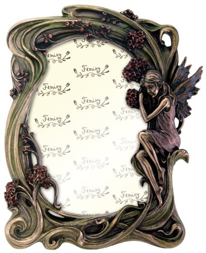 Art Nouveau - Fairy Picture Frame Sculpture Photo Collectible Model