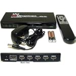 5-port HDMI switch with Remote Control (5-in 1-out)
