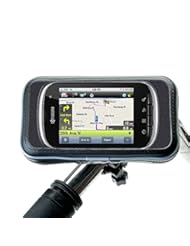 CE: Unique Holder Mount for Bicycle or Motorcycle Handlebar Provides Weather Resistant and Secure Display of Kyocera Milano - Gomadic