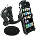 Amzer Suction Cup Mount for Windshield, Dash or Console for iPhone 1G, 3G, 3G S (Black)