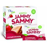 Plum Kids Organic Jammy Sammy, Strawberry Jam and Peanut Butter, 5.15 Ounce