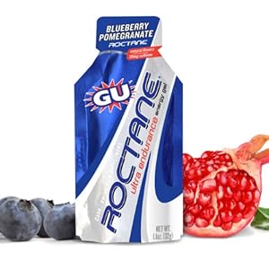 Gu Energy Gel, Roctane, Blueberry Pomegranate, 24-Count