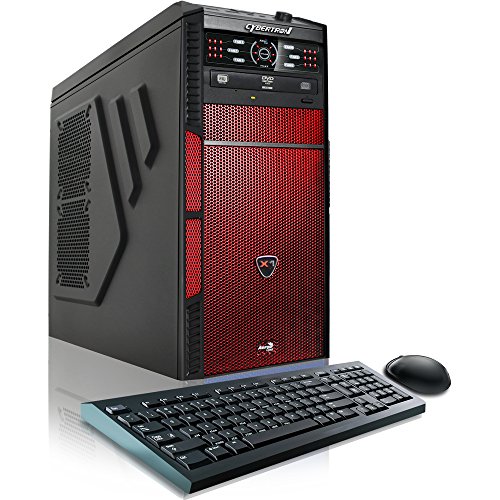 CybertronPC Hellion Z17 Gaming Desktop - Intel i5-6600K 3.5GHz Quad-Core Processor, 8GB DDR4 Memory, AMD Radeon R7 360 (2GB GDDR5) Graphics, 1TB HDD, Microsoft Windows 10 64-Bit