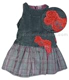 Cakewalk Grey Micro Cord Jumper Dress