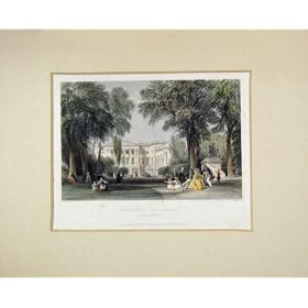 1840 Hand Coloured Chambers Representatives Brussels