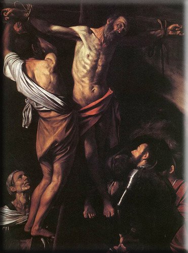 The Crucifixion of St. Andrew by Caravaggio