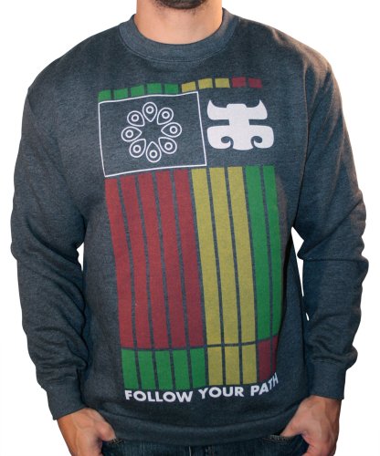 IPATH Crew Neck Pull Over Long Sleeve Mens Sweatshirt Grey Size S