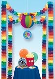 Disco-themed decoration kit.