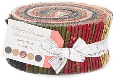 Moda Delightful December 17870JR Jelly Roll