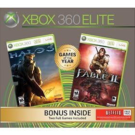 Xbox 360 Elite Halo 3 Fable 2 Bundle