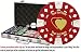 Custom Poker chip Set: Wedding (#1) image & your custom text printed on the chips. 300 11.5 gram chip w/case & more.