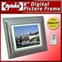Opteka DMTFT8 8-Inch Metal Digital Picture Frame with Built-in 1GB Memory (Silver)