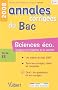 Sciences �co s�rie ES : Annales corrig�es du Bac