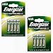 2 of Energizer AAA x 4 1000mAh Rechageable