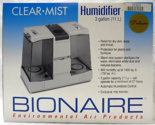 BIONAIRE Clear Mist Deluxe 3-Gallon Humidifier CMP-3