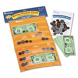Learning Resources LER2254 Money pocket chart and play money for grades k and up, 9-3/4w x 16-1/2h