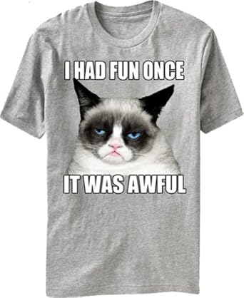 Amazon.com: Grumpy Cat - I Had Fun Once, It