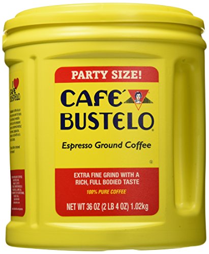 Café Bustelo Espresso Coffee, 36 Ounce (Pack of 6)