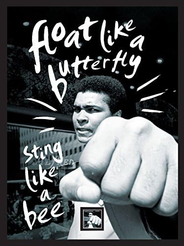 Imperial MintMuhammad Ali Float Like A Butterfly 251210SH01 Framed Wall Art, One Size, Multicolor